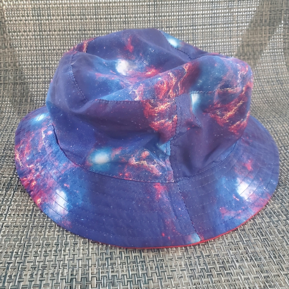 Wilcor Outback Hats with Attitude Size 58cm Galaxy Bucket Hat, Reversible